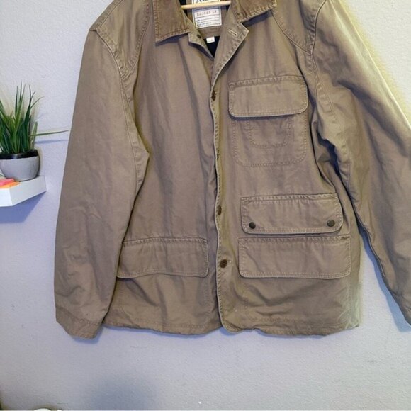 J.Crew Broken-In Barn Jacket Duck Cloth Men’s XL – Tan Utility Chore Coat - Picture 3 of 15